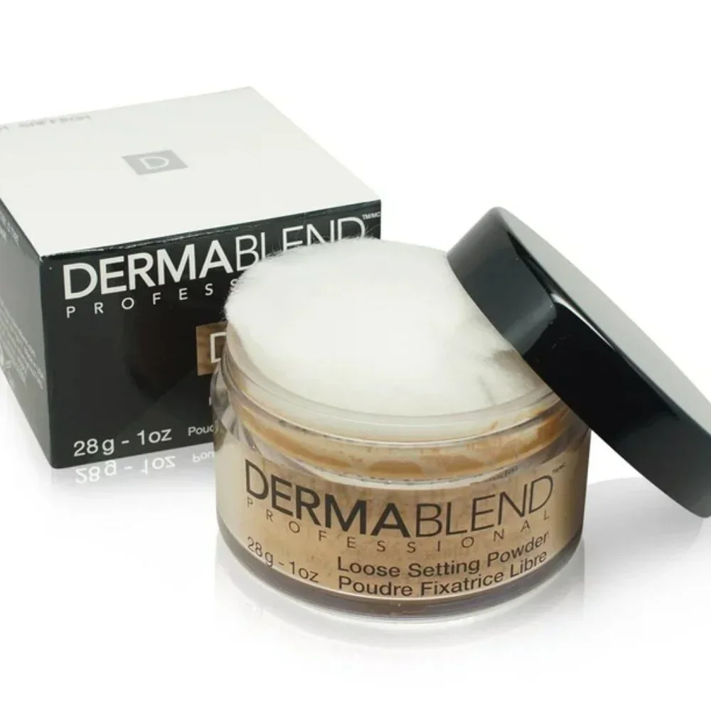 NIB ✅DERMABLEND WARM SAFFRON Loose Setting Powder 1oz ✨ BNIB